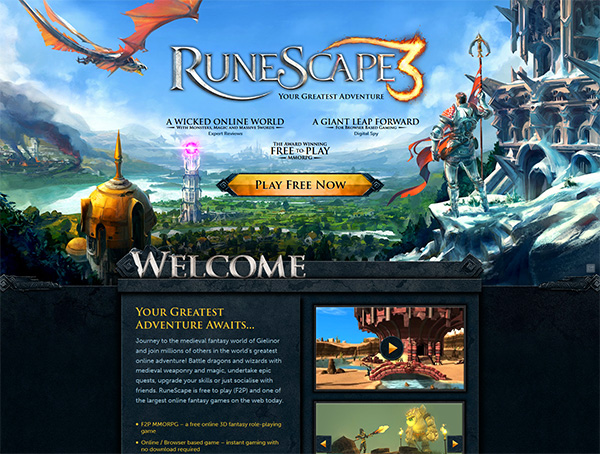 RuneScape 3 - gameplay 1 - RuneScape 3 is a Browser Based, Free to
